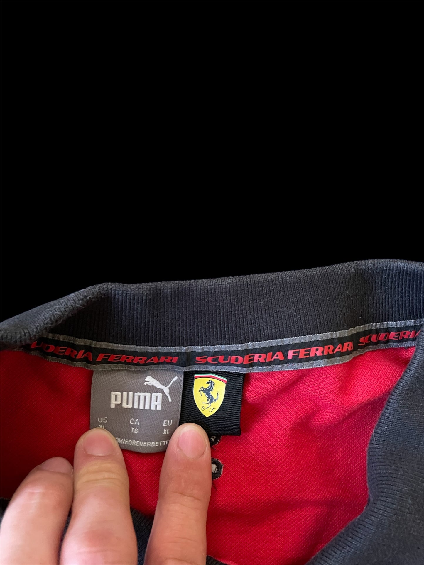 Vintage Ferrari Poloshirt (XL)